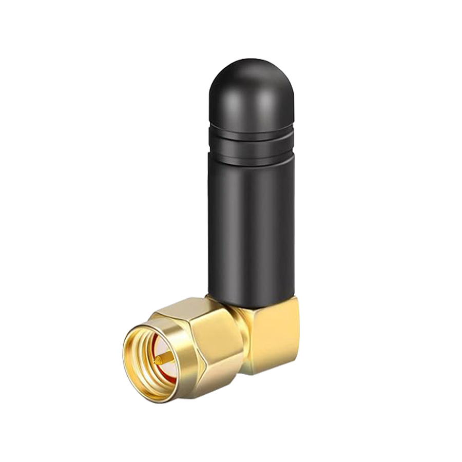28MM 2.4/5.8G WIFI雙頻彎頭防水膠棒天線